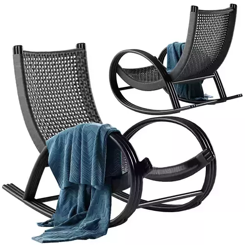 Mcguire Rollick rocking chair 3D model