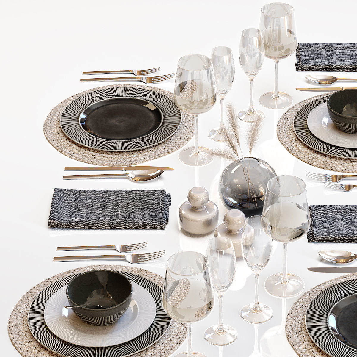Table setting 29 3D model_2
