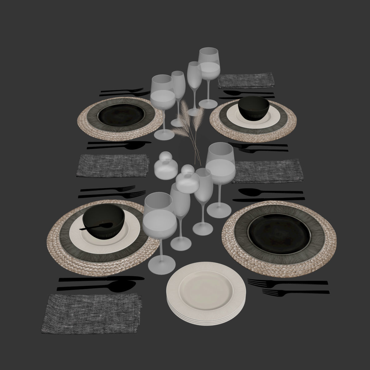 Table setting 29 3D model_6