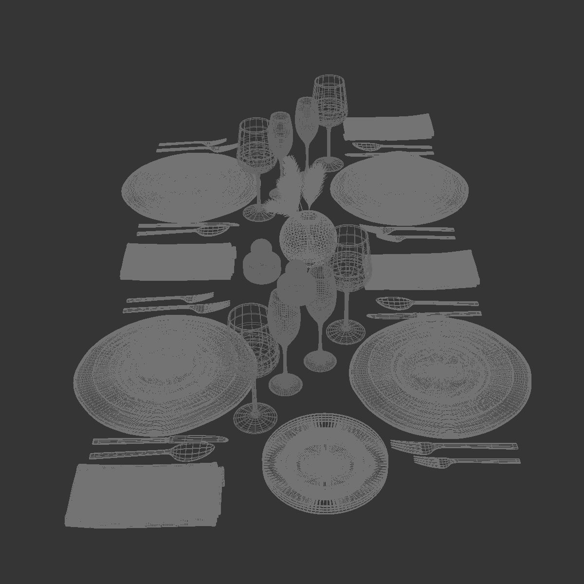 Table setting 29 3D model_9