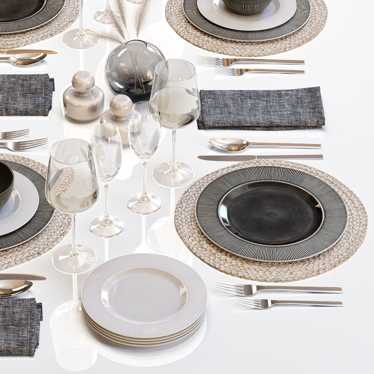Table setting 29 3D model_4