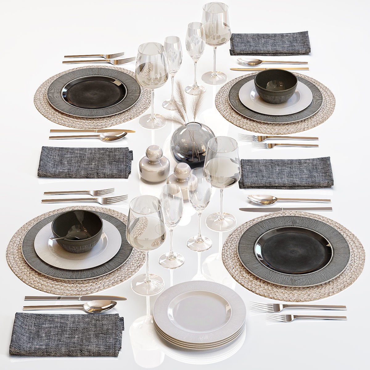 Table setting 29 3D model_1