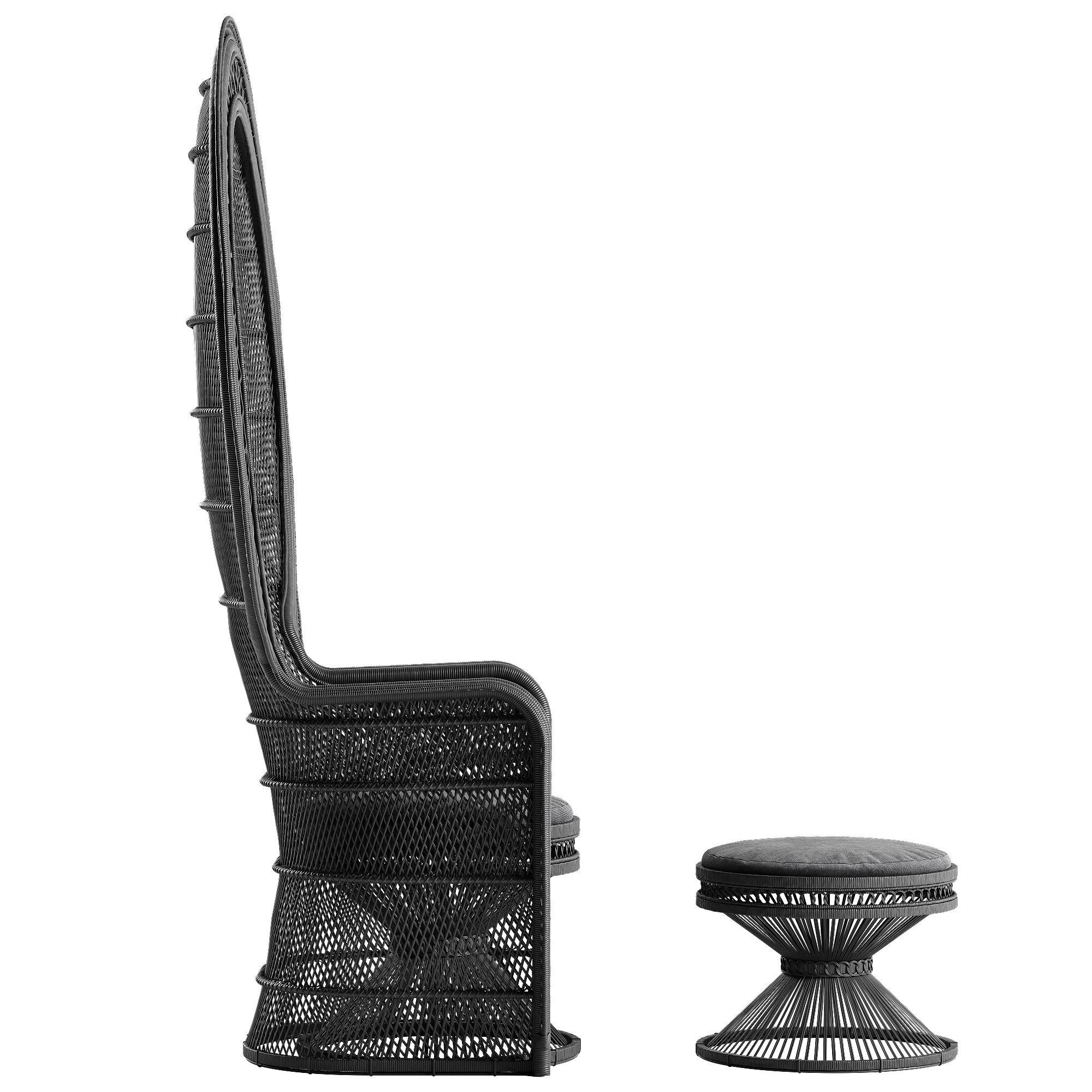 Mcguire Melek armchair 3D model_8