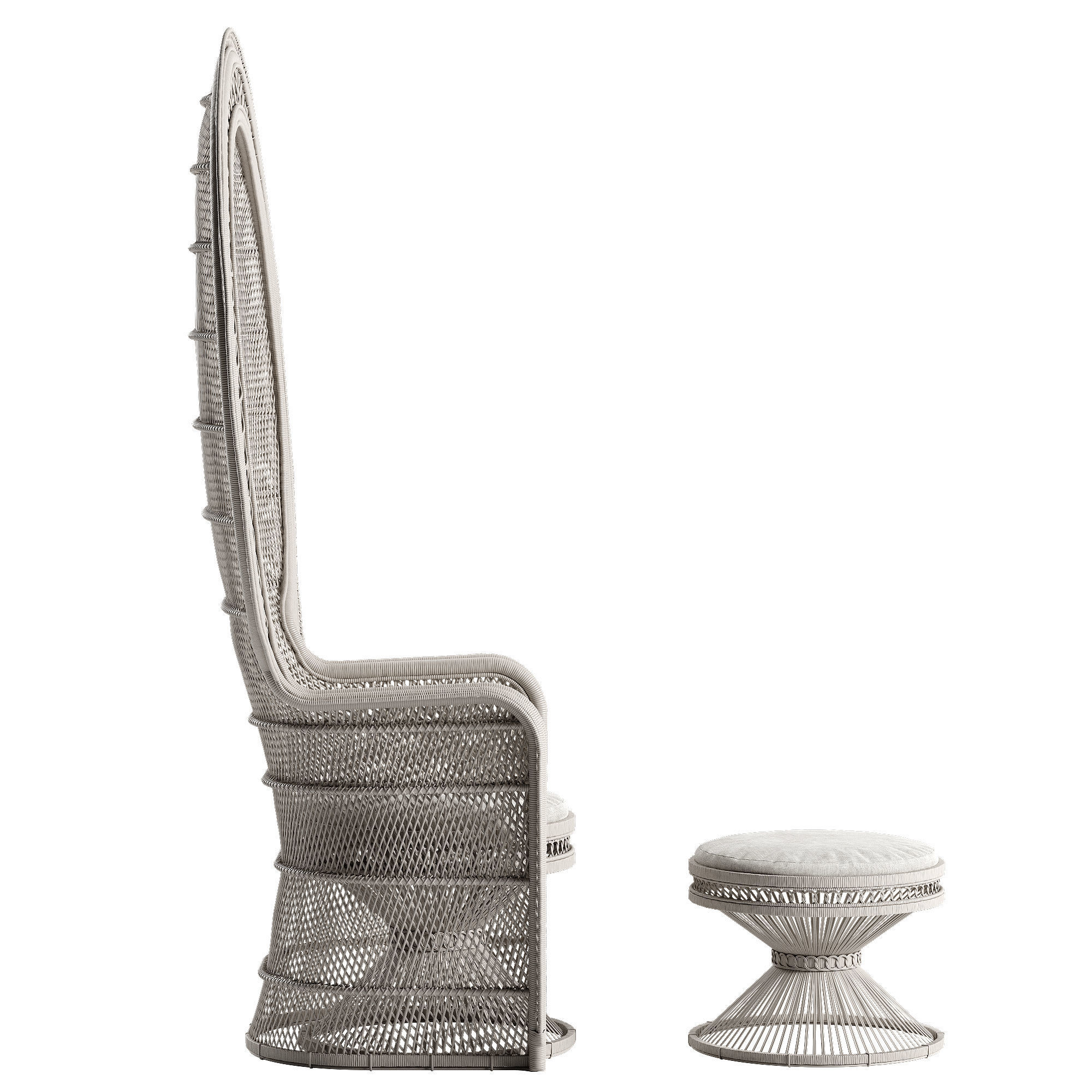 Mcguire Melek armchair 3D model_10