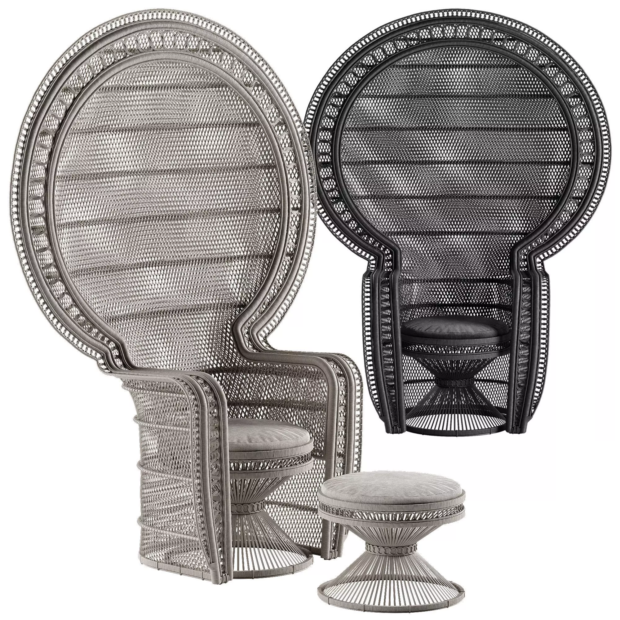 Mcguire Melek armchair 3D model_0