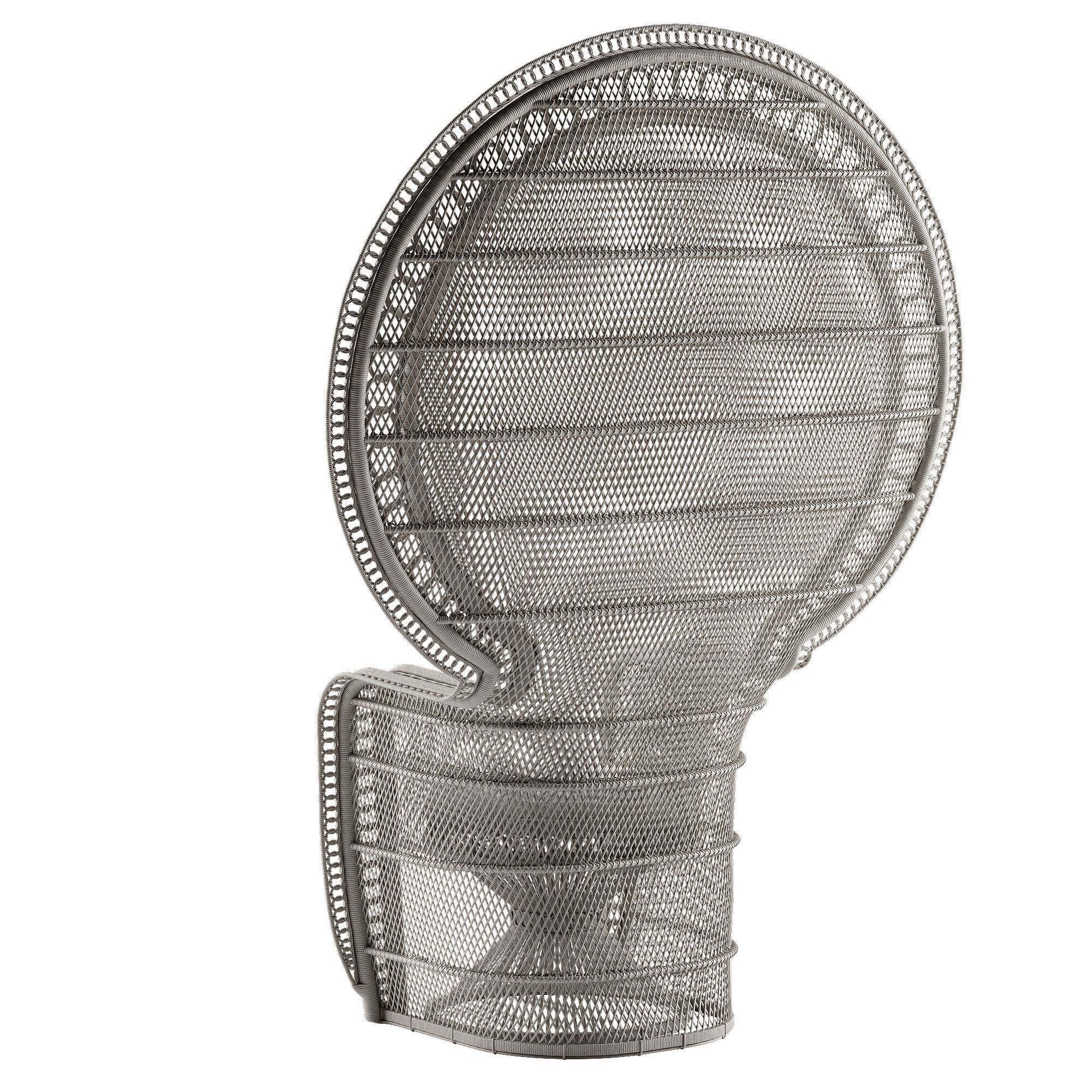 Mcguire Melek armchair 3D model_3