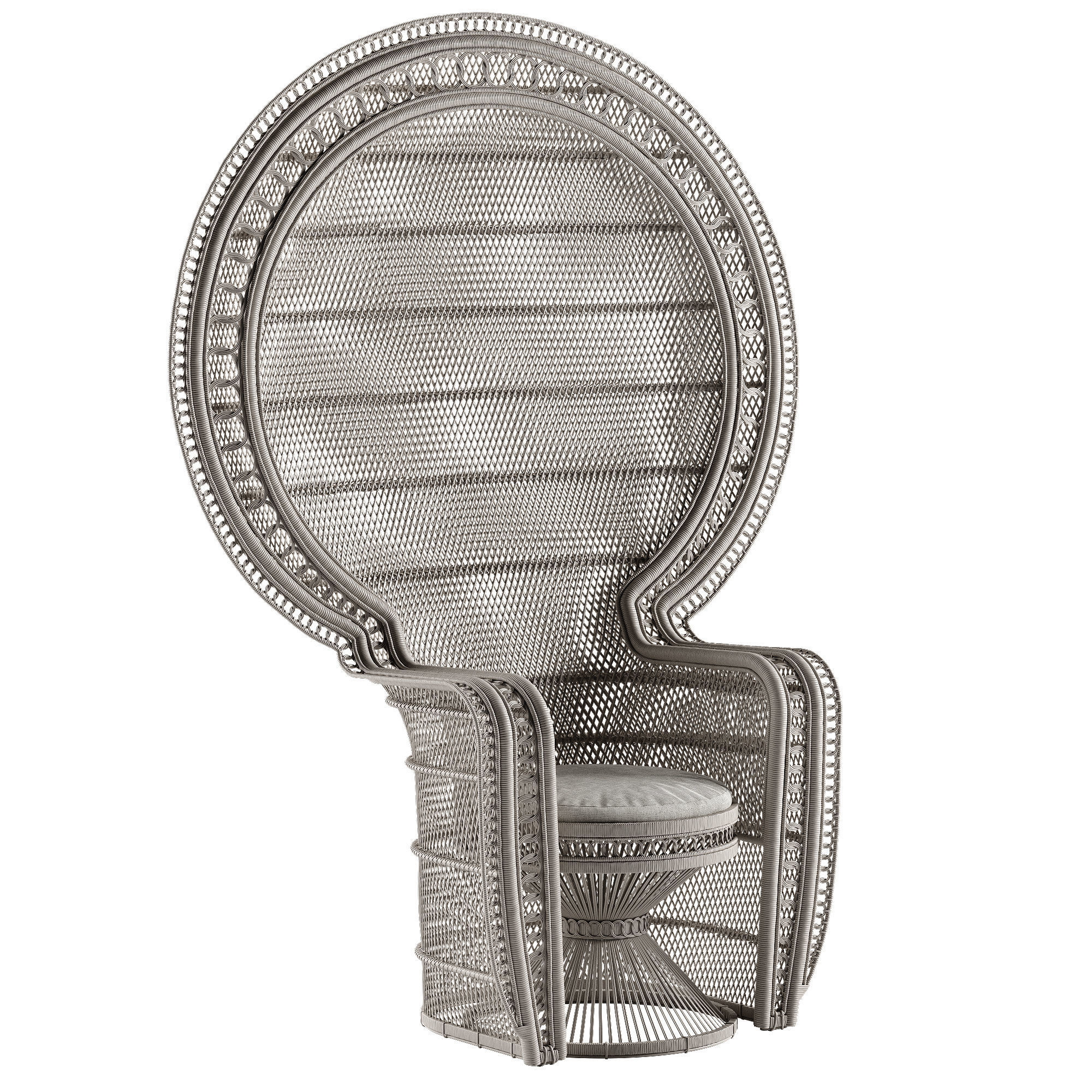 Mcguire Melek armchair 3D model_14