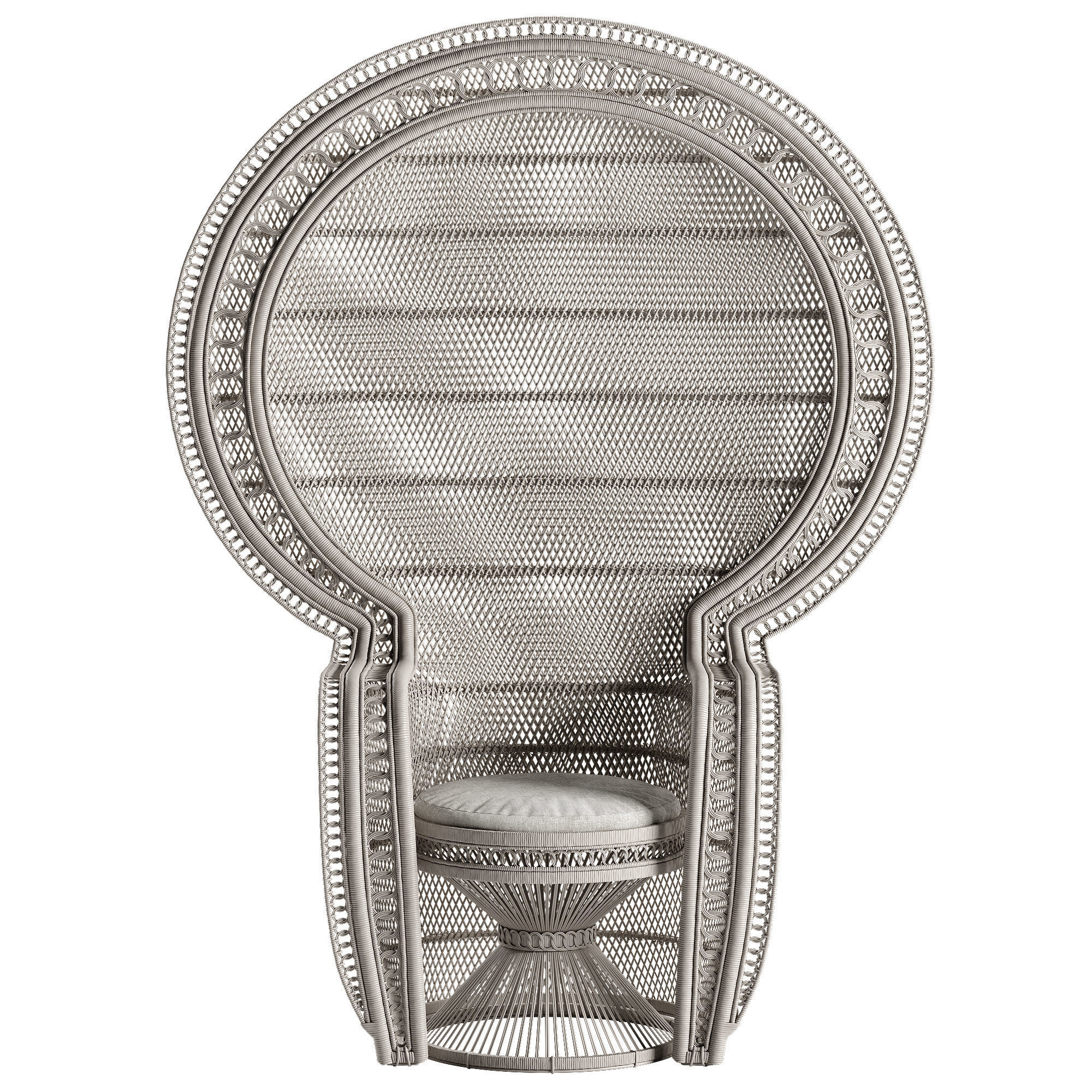 Mcguire Melek armchair 3D model_13