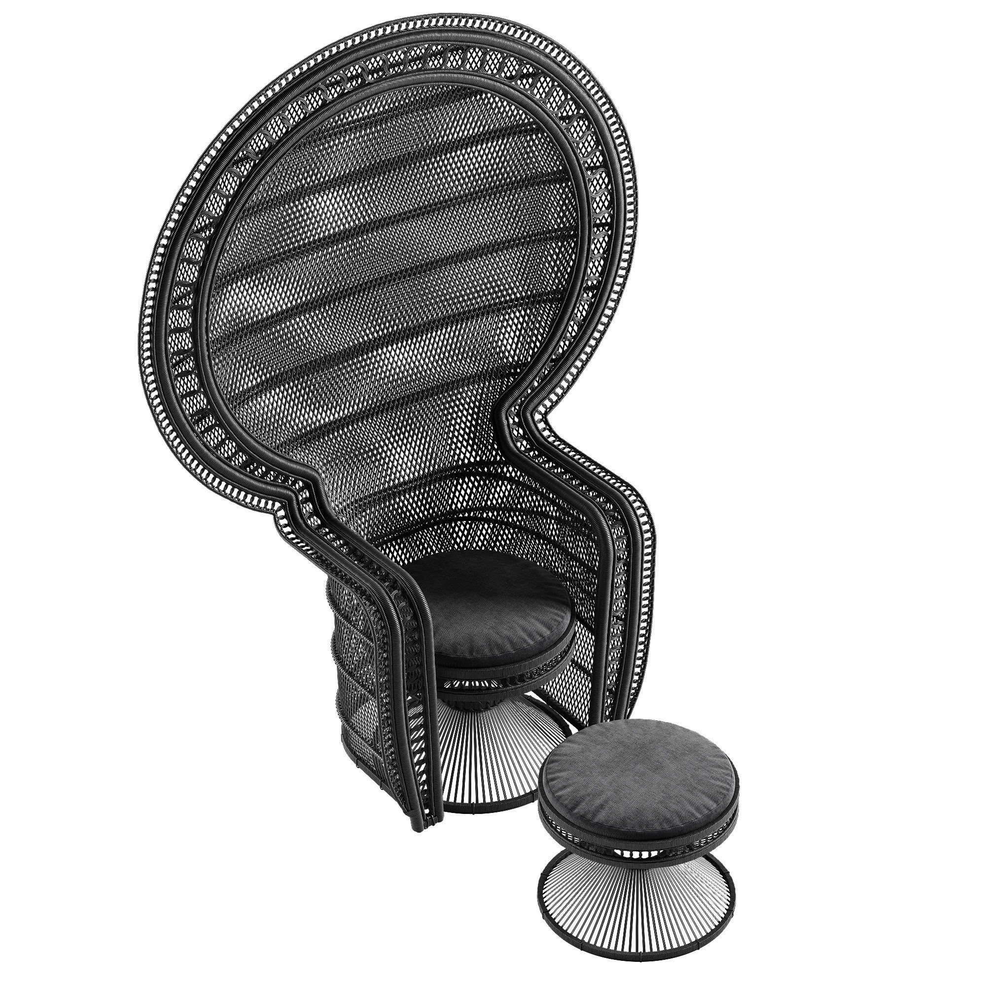 Mcguire Melek armchair 3D model_7