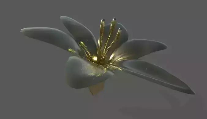 A Single Golden Flower