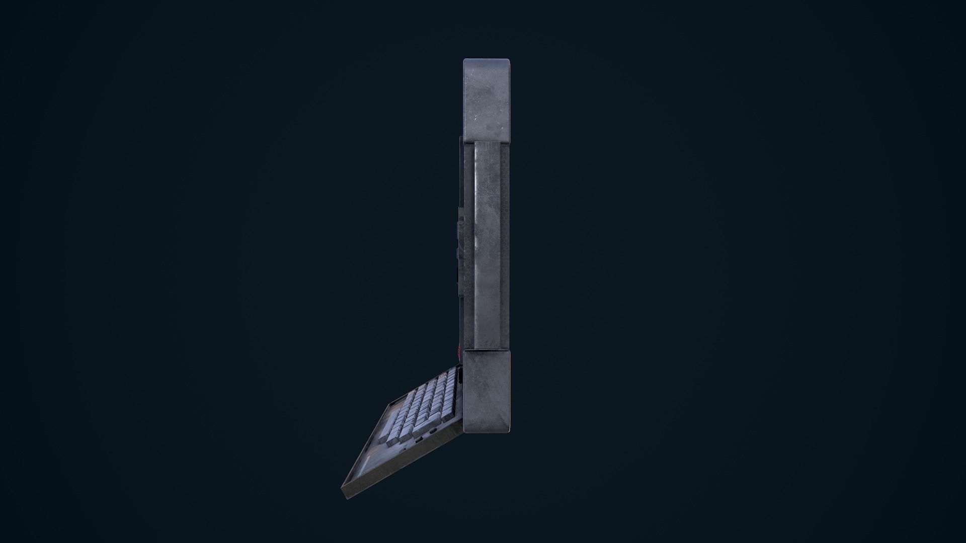 Sci-Fi Terminal Low-poly 3D model_7