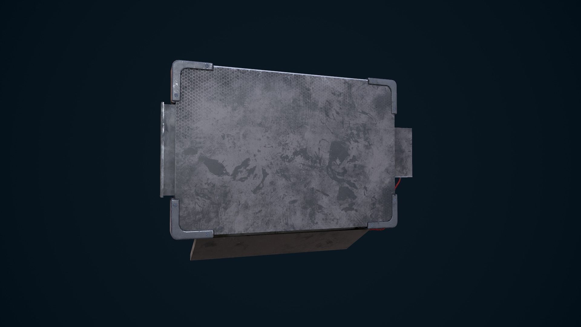 Sci-Fi Terminal Low-poly 3D model_8