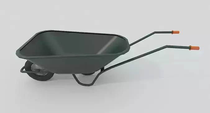Wheel Barrow PBR Free low-poly 3D model Wheel Barrow PBR Free low-poly 3D model