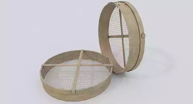 Wooden Sieve PBR 