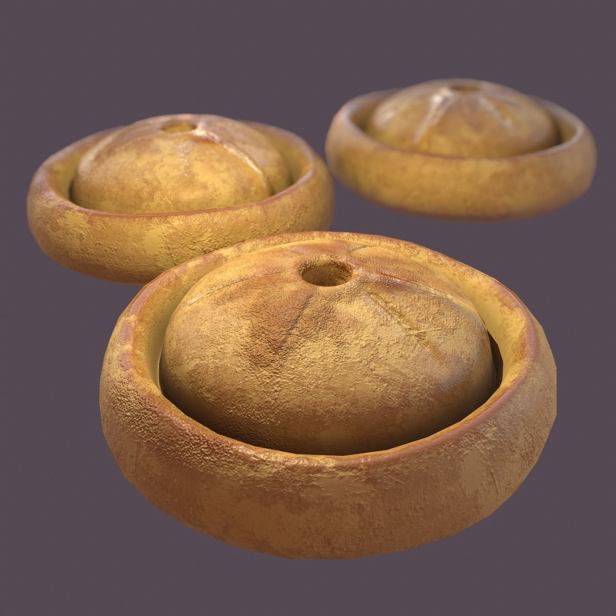 6 Medieval Food Props Version 2  3D Model Collection_59