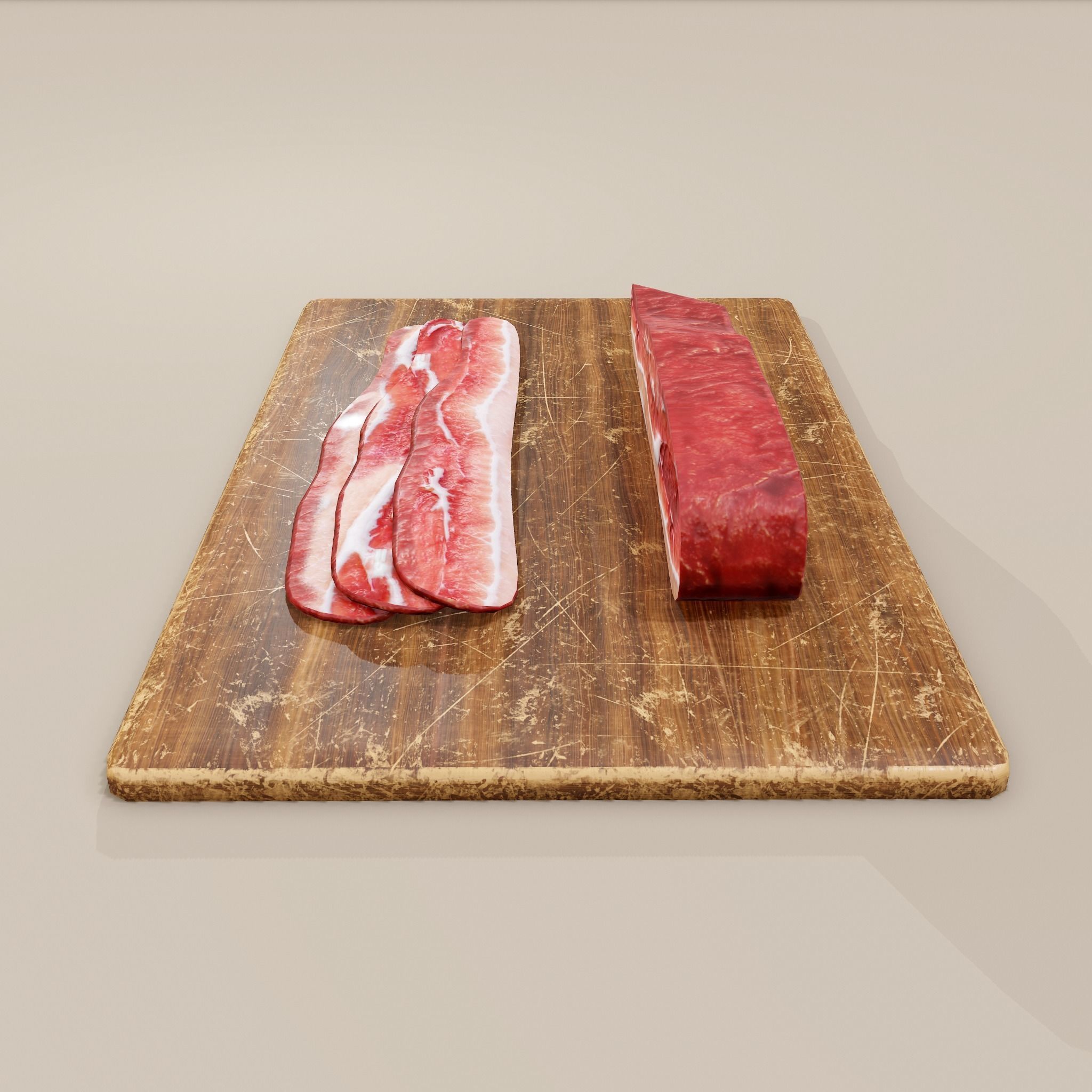 6 Medieval Food Props Version 2  3D Model Collection_54