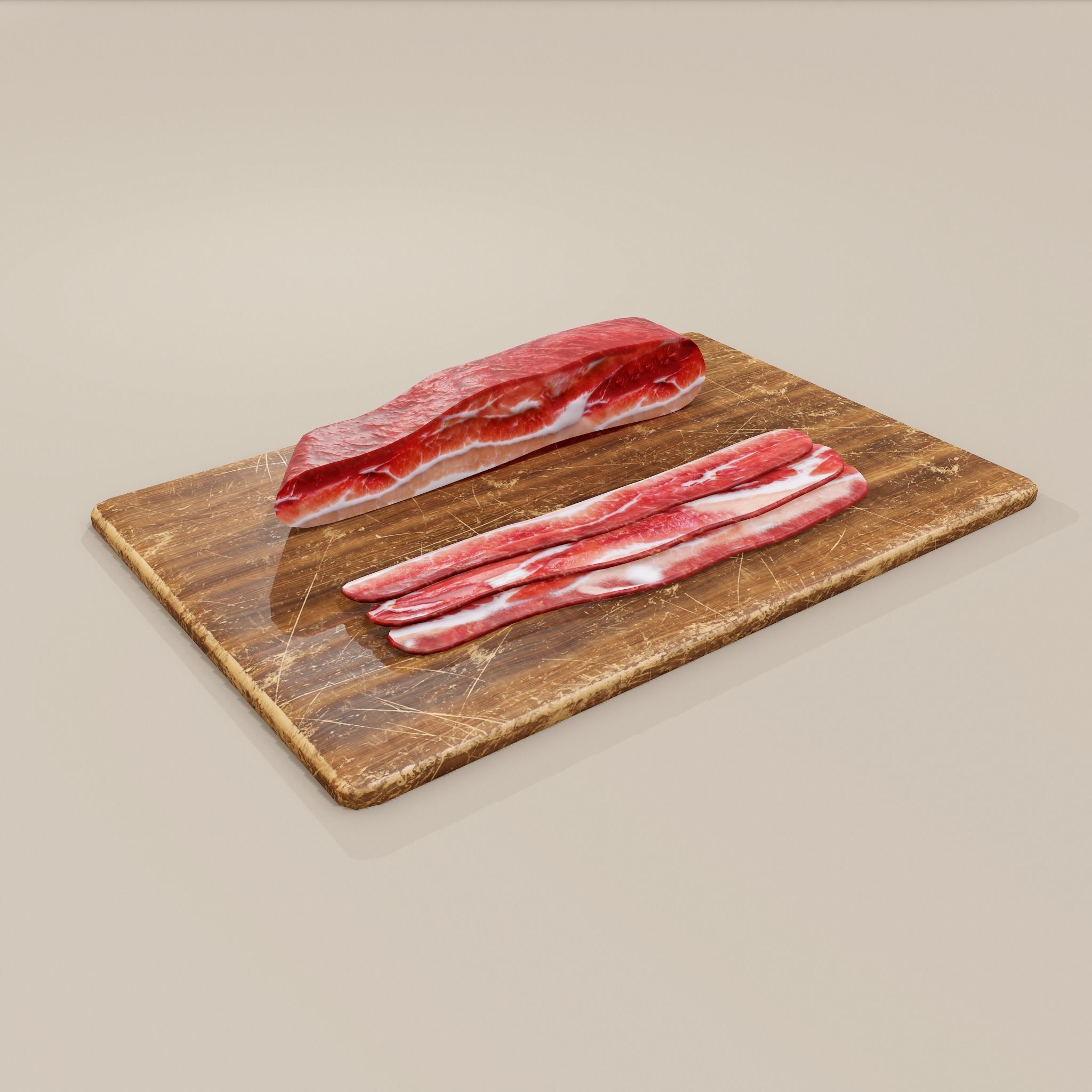 6 Medieval Food Props Version 2  3D Model Collection_52