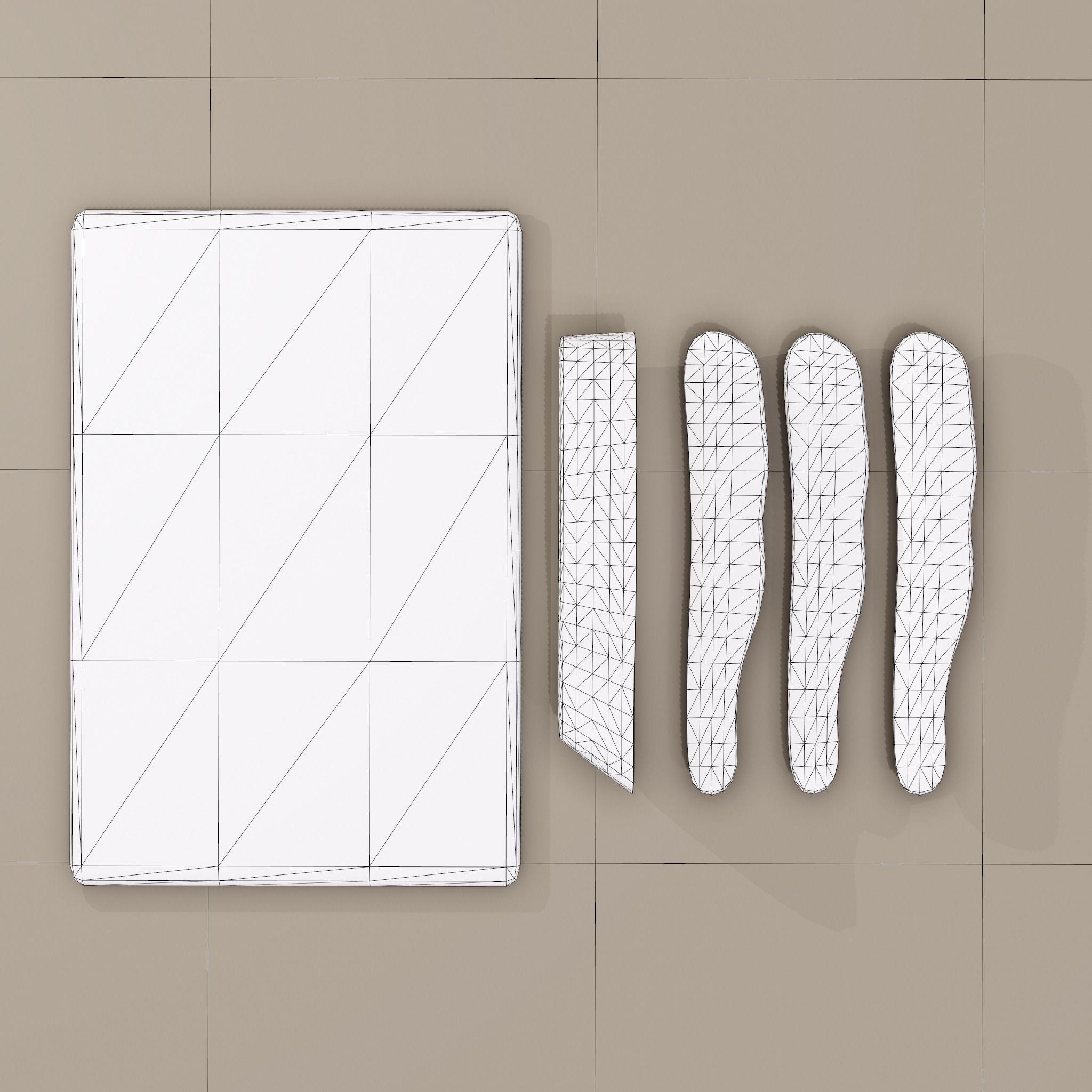 6 Medieval Food Props Version 2  3D Model Collection_57