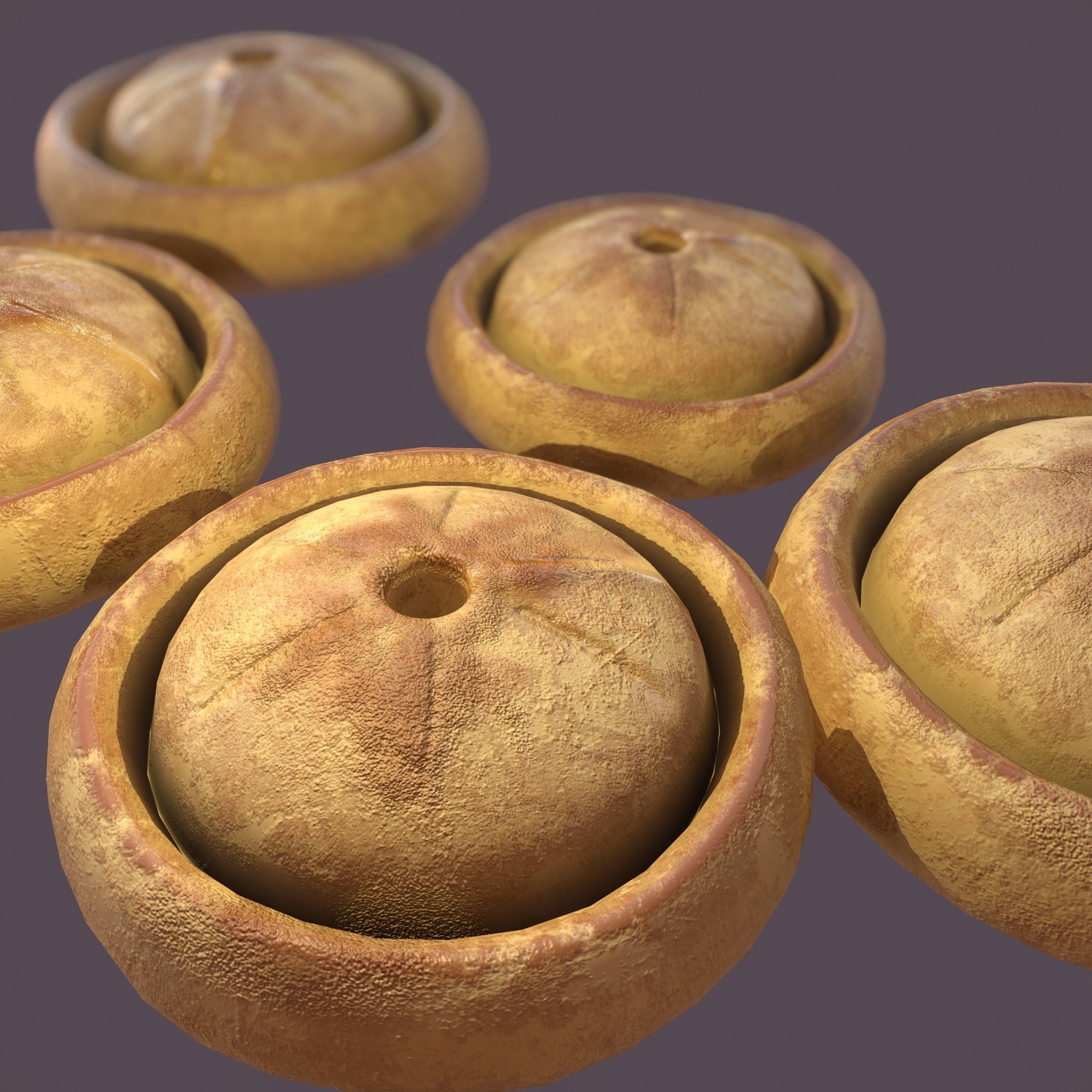 6 Medieval Food Props Version 2  3D Model Collection_61