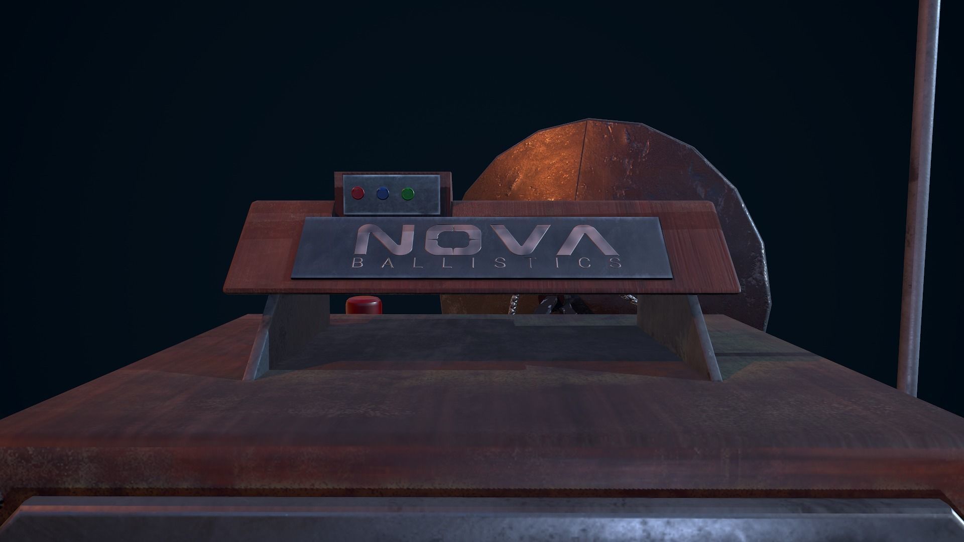 Tracker old tv set Low-poly 3D model_14