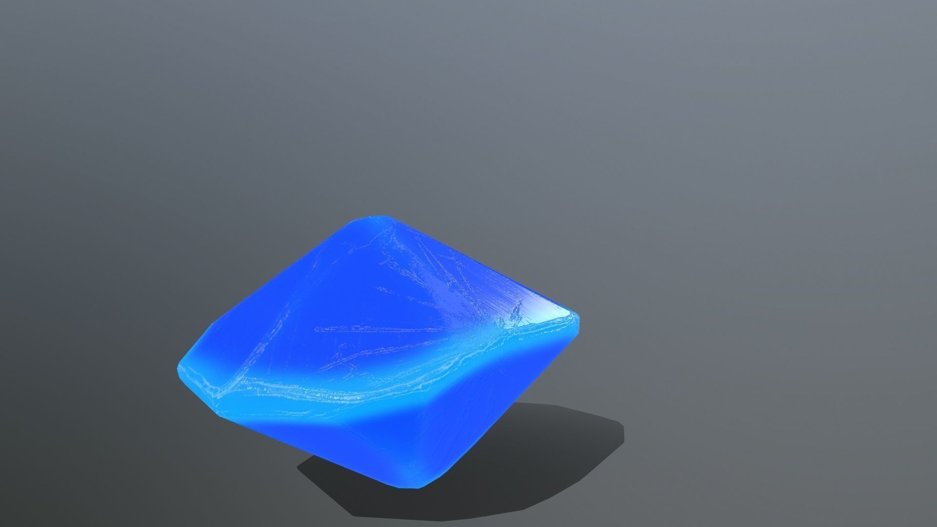 crystal set 2 Low-poly 3D model_5