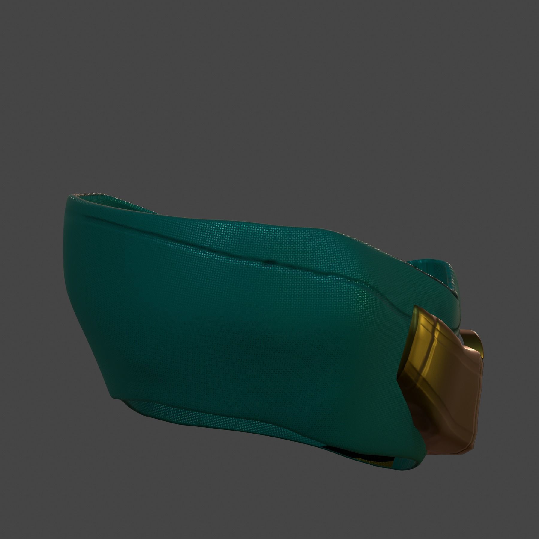 Gas mask helmet 3d model scifi Low-poly Low-poly 3D model_4