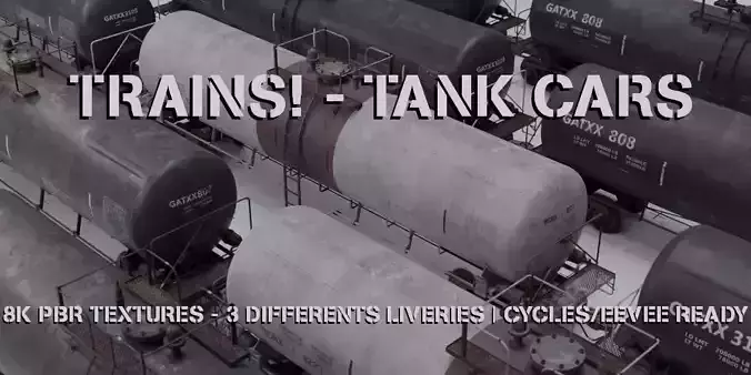 TRAINS  Tank cars 3 liveries