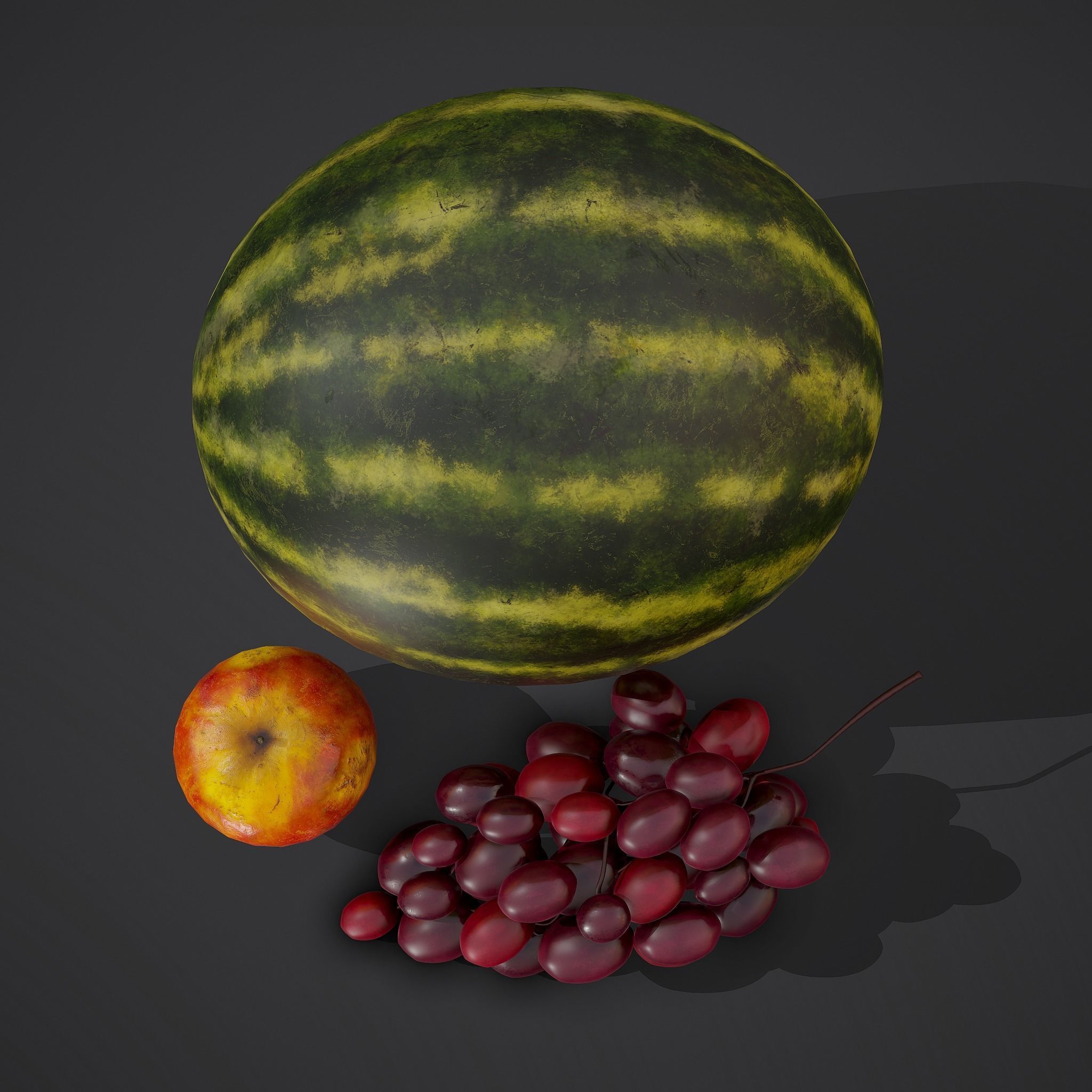 3 Fruit Pack 3D Model Collection_11