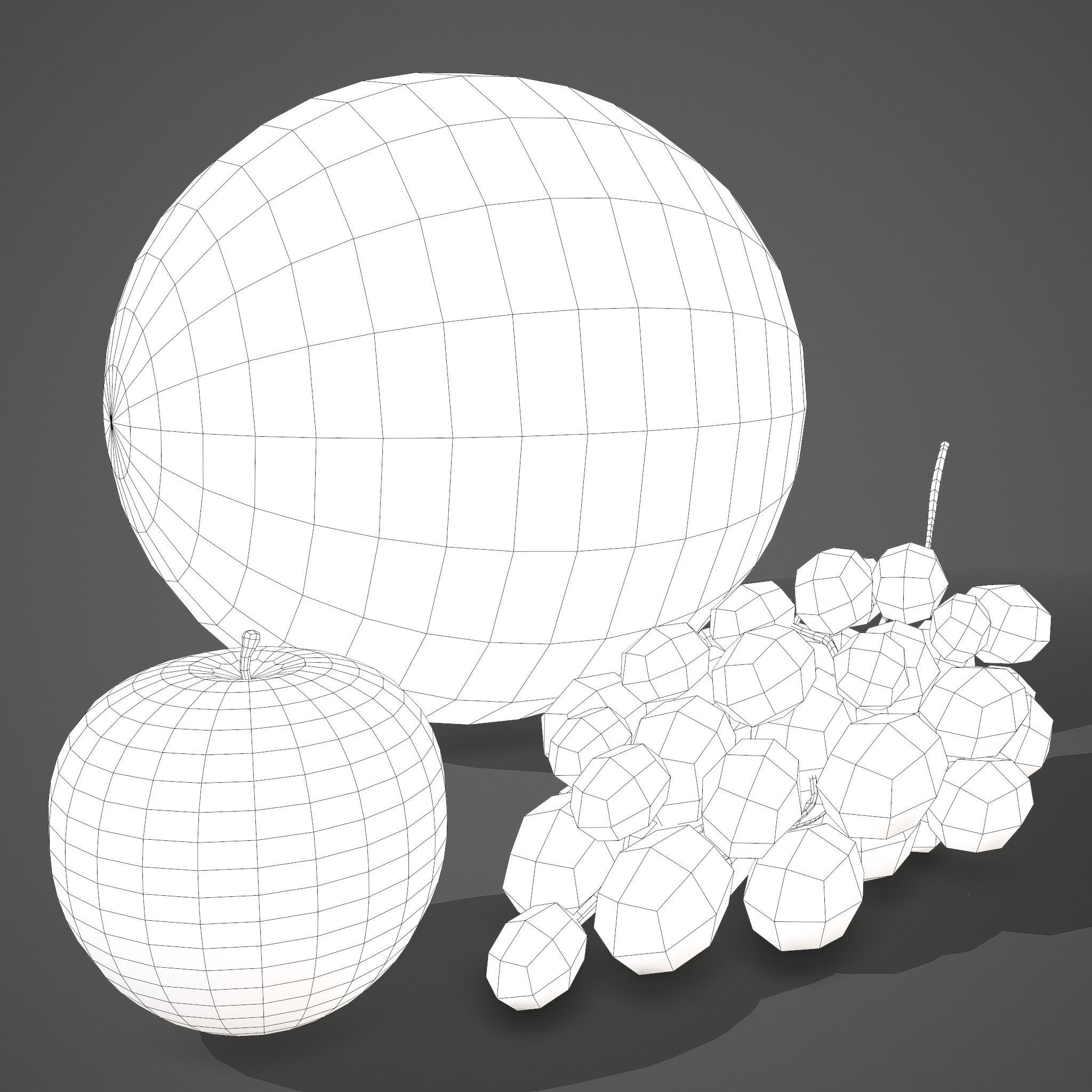 3 Fruit Pack 3D Model Collection_62