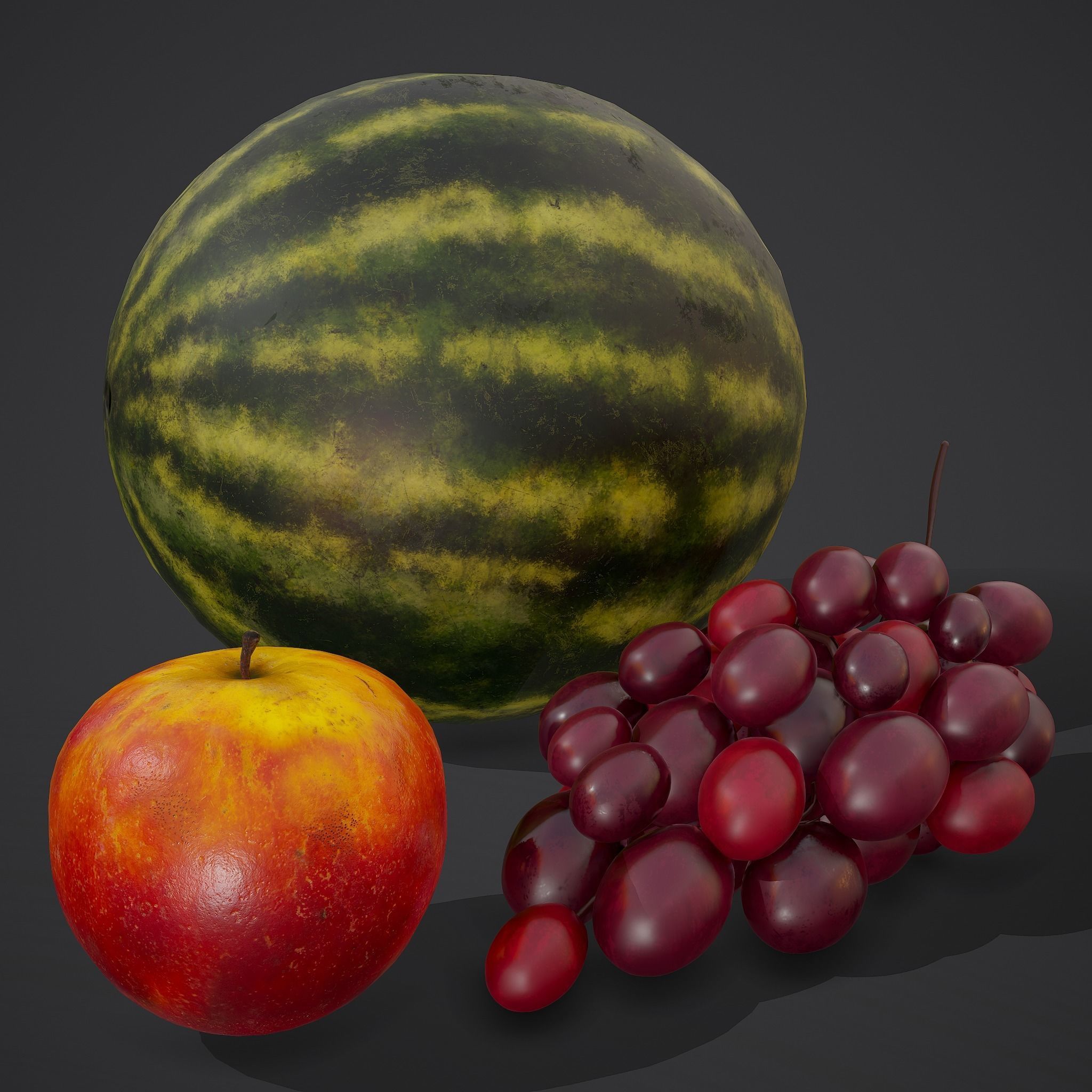 3 Fruit Pack 3D Model Collection_63