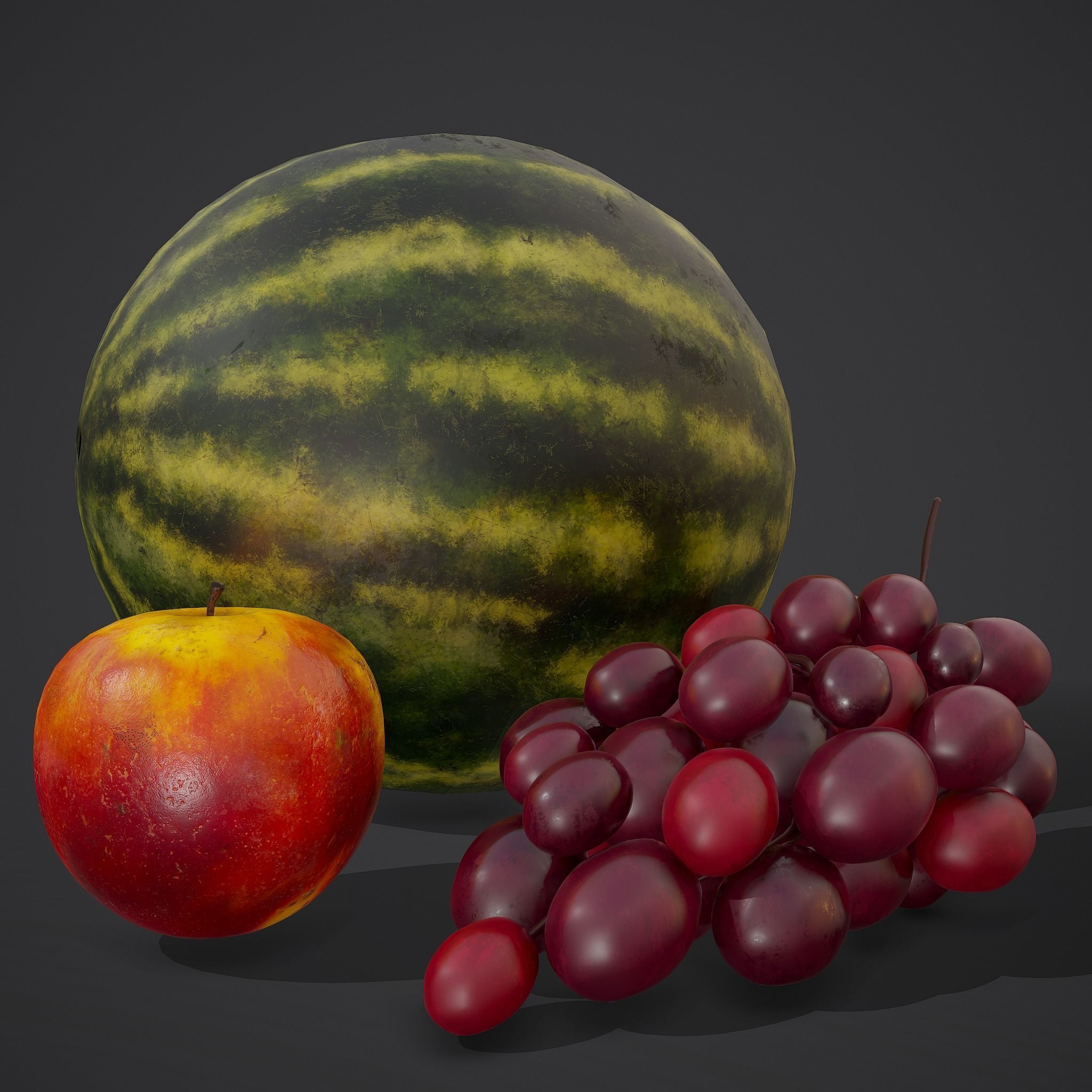 3 Fruit Pack 3D Model Collection_6