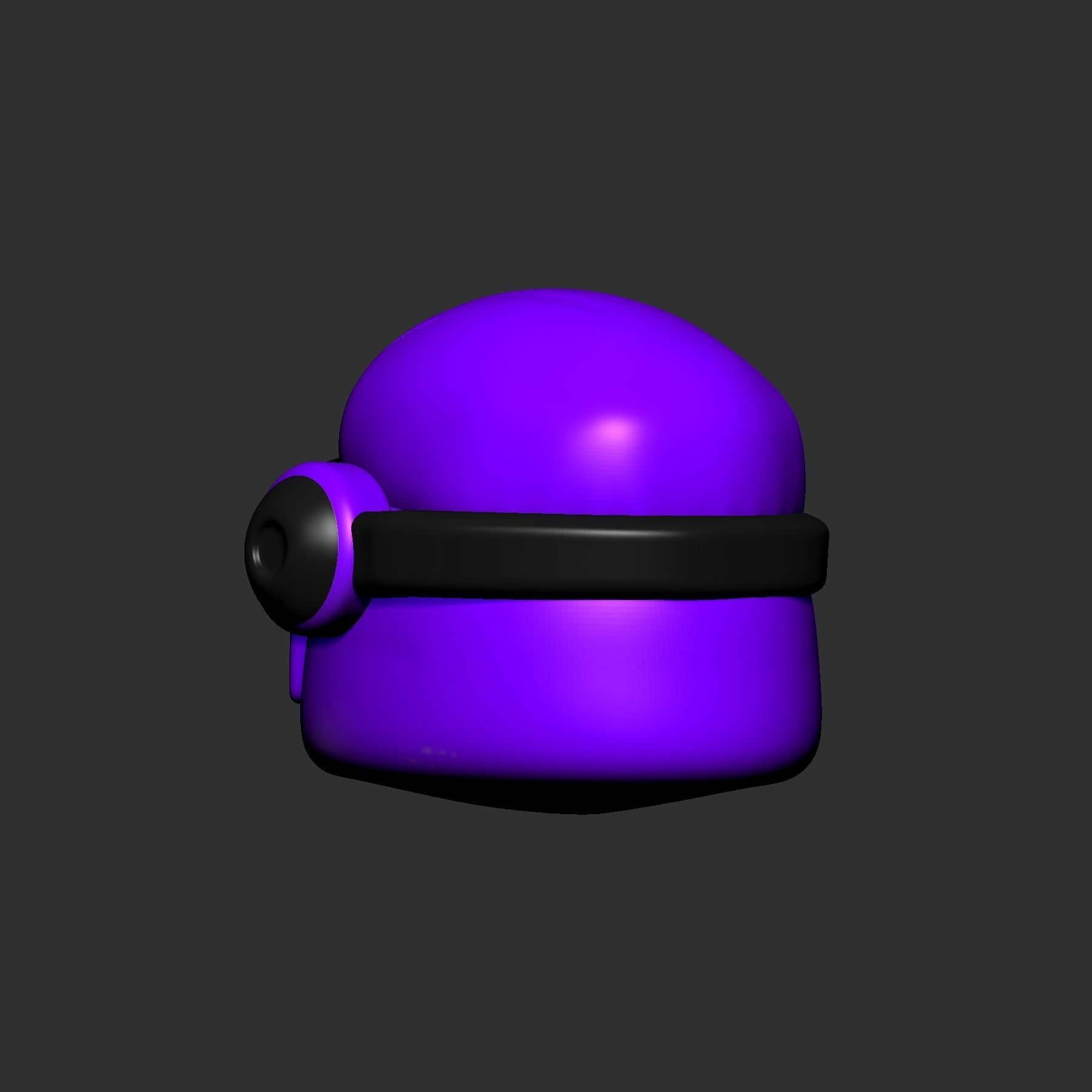 helmet high poly sculpt 3d printable ver 7 3D model 3D model_5