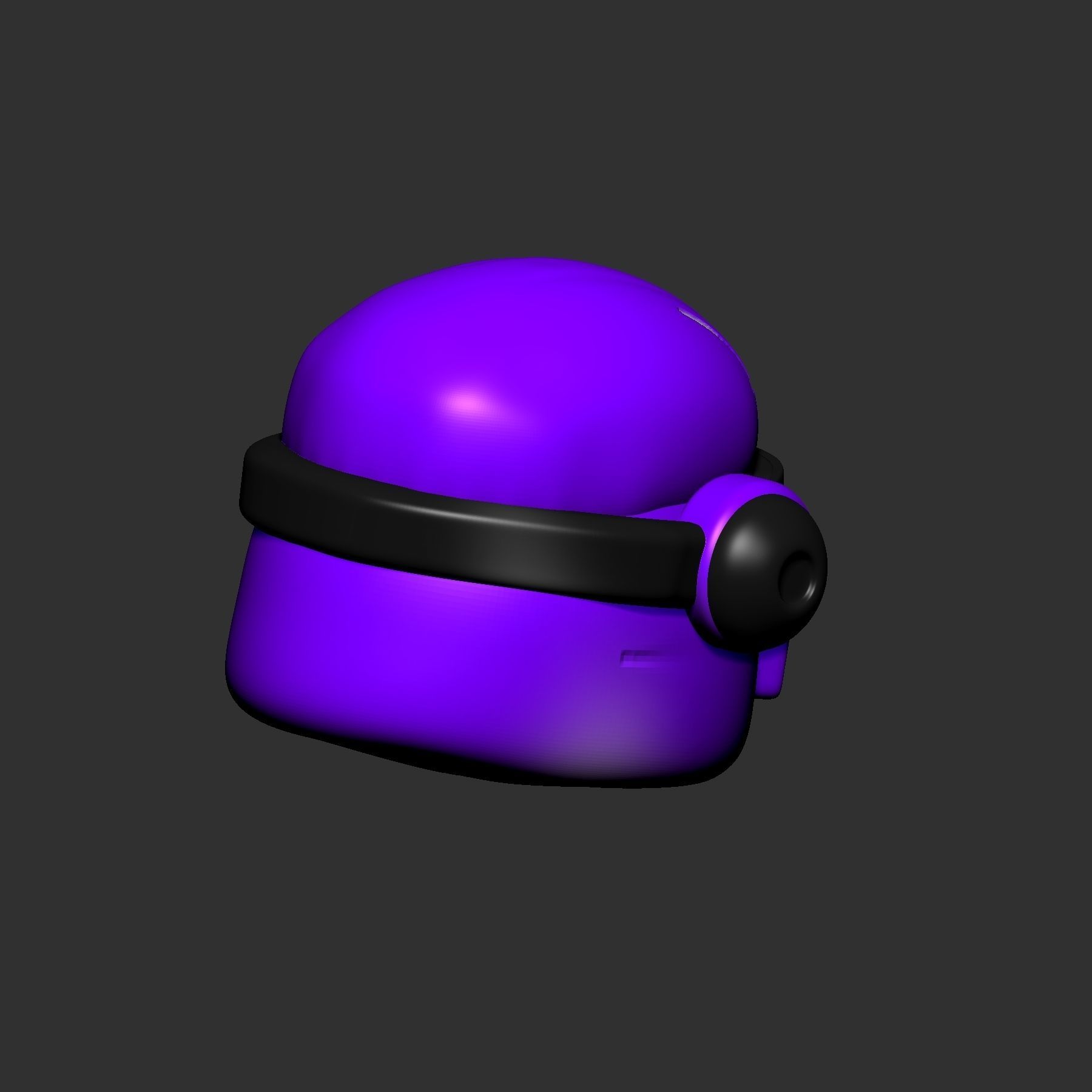 helmet high poly sculpt 3d printable ver 7 3D model 3D model_4