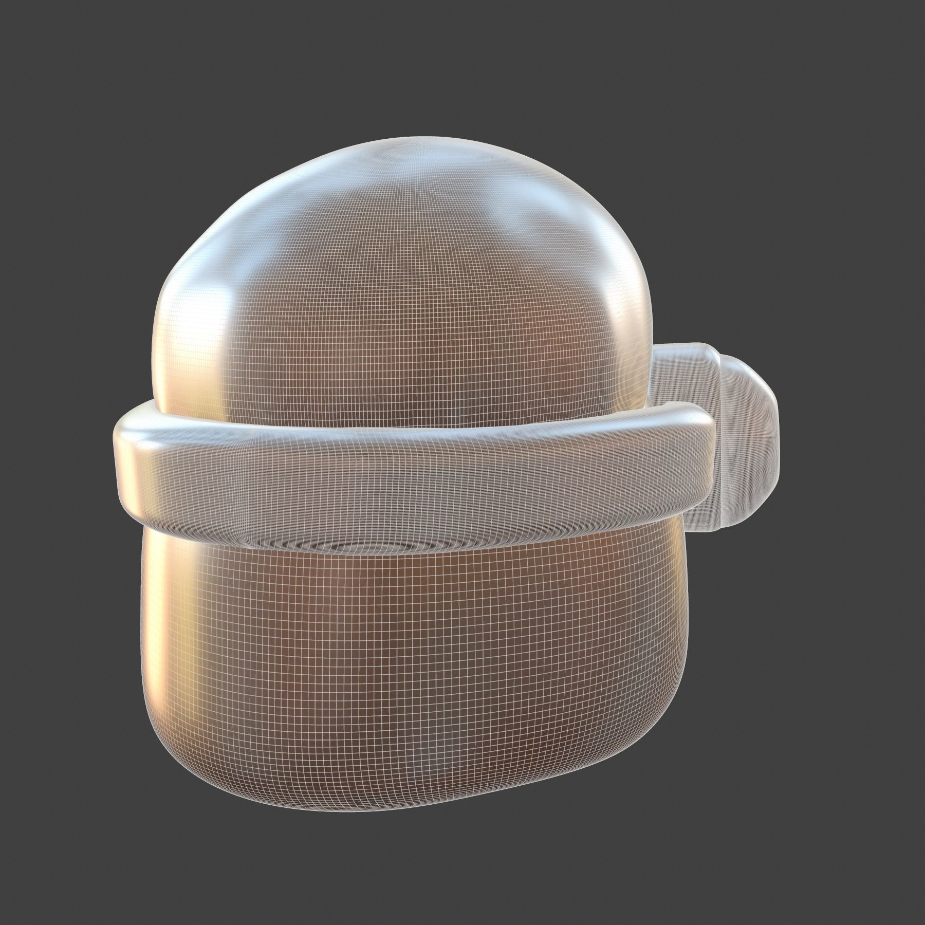 helmet high poly sculpt 3d printable ver 7 3D model 3D model_7