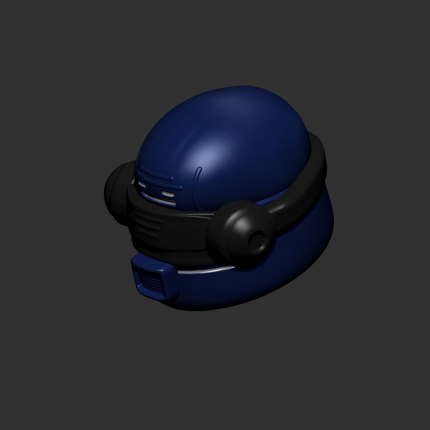 helmet high poly sculpt 3d printable ver 7 3D model 3D model_5