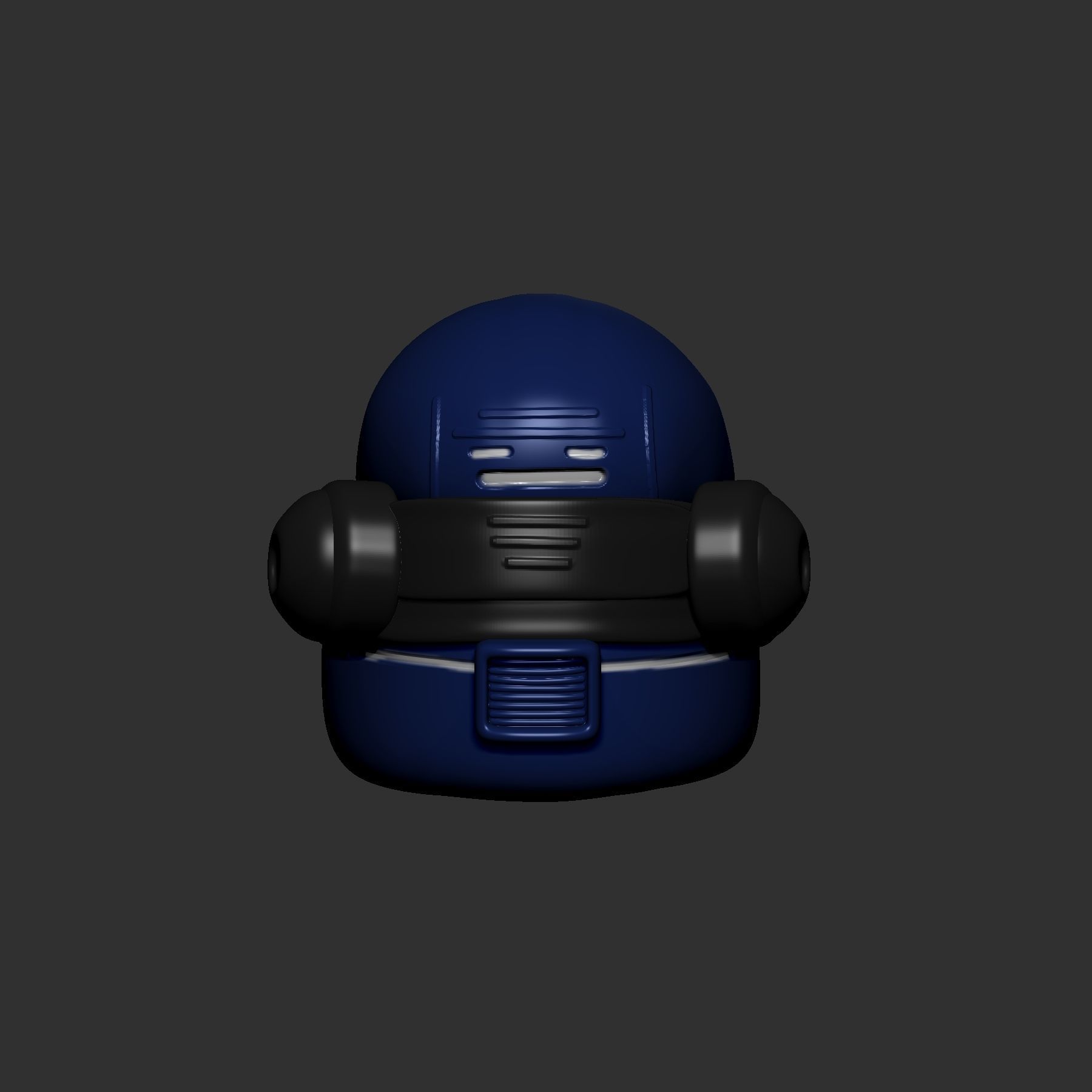 helmet high poly sculpt 3d printable ver 7 3D model 3D model_1