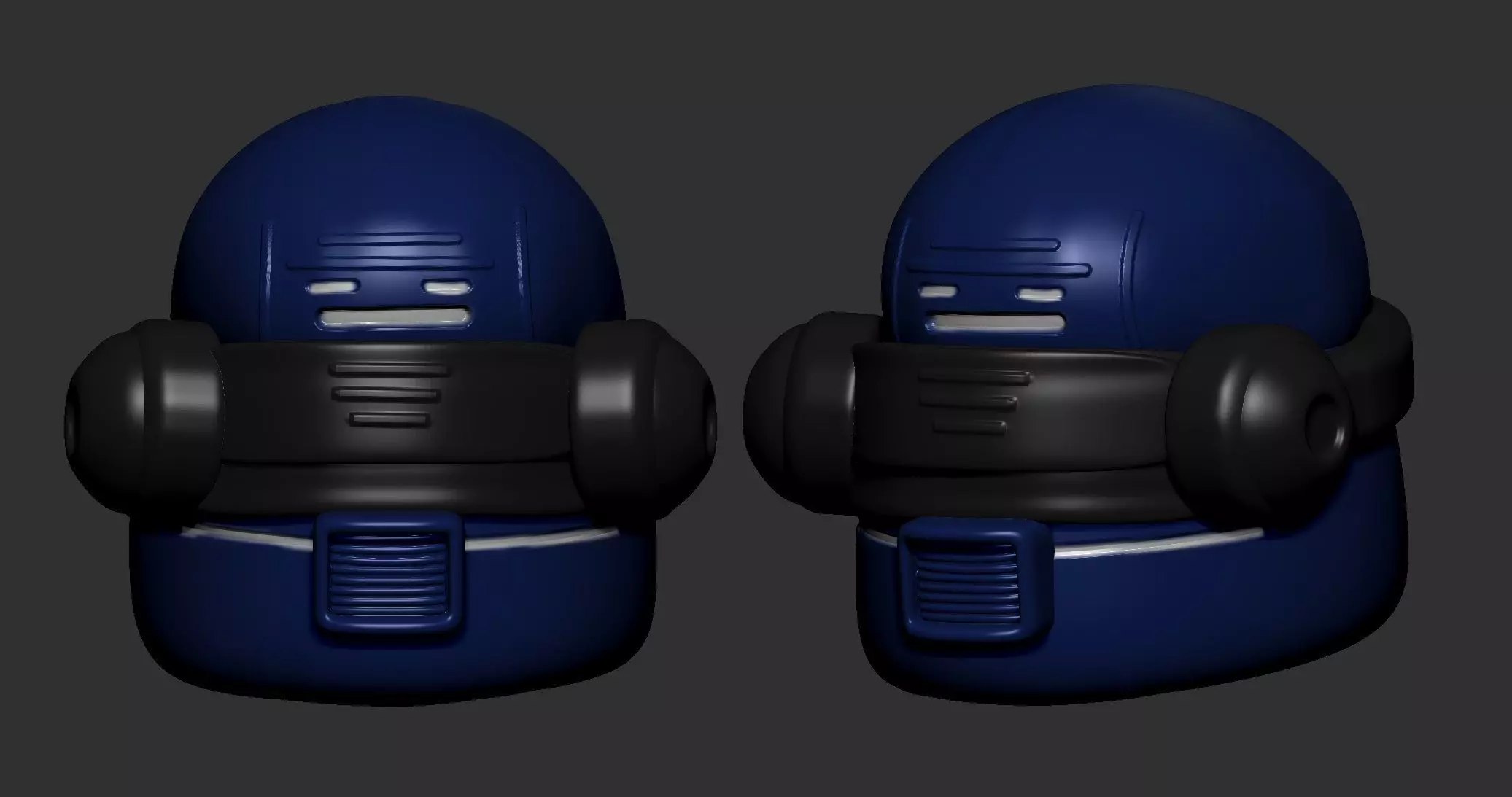 helmet high poly sculpt 3d printable ver 7 3D model 3D model_0