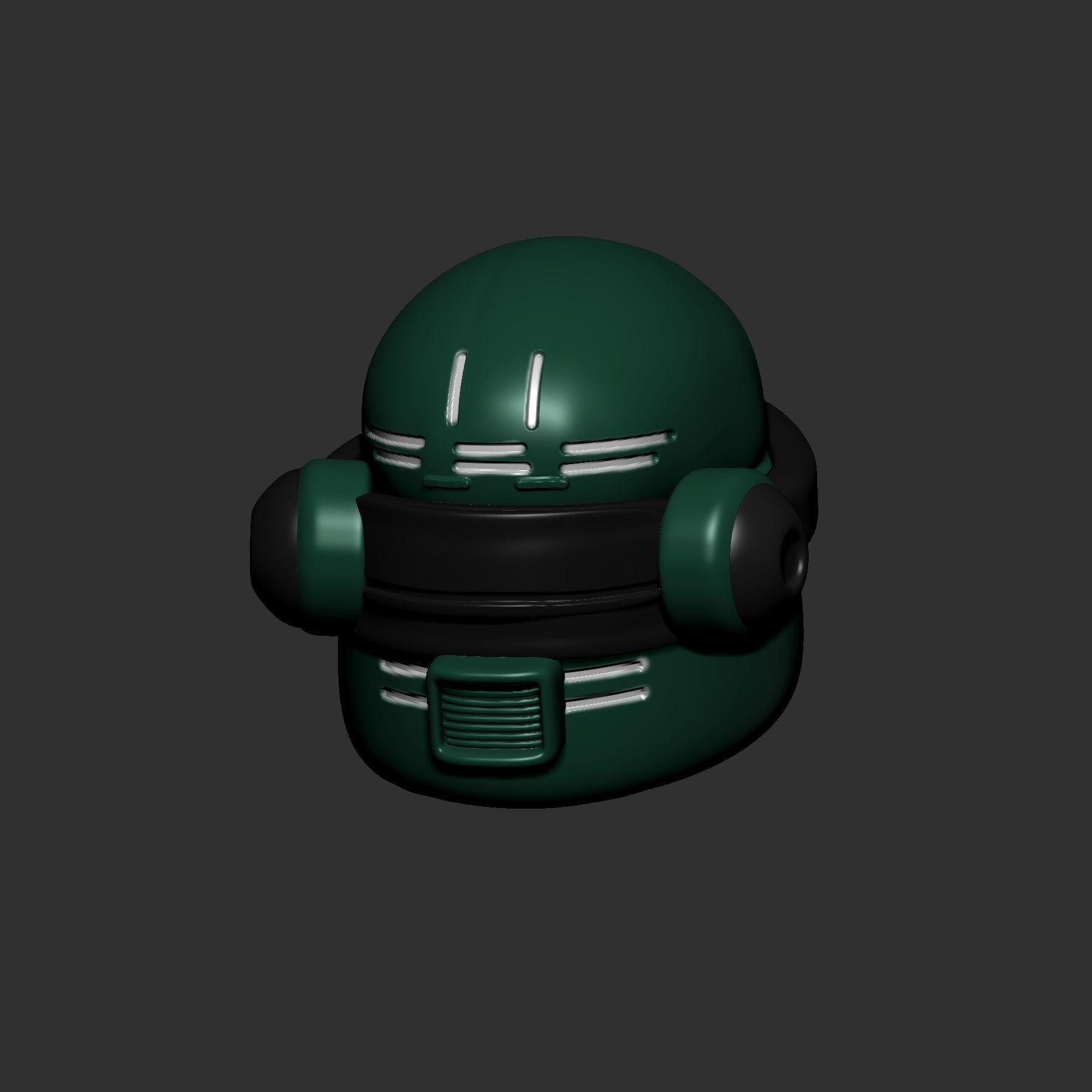 helmet high poly sculpt 3d printable ver 7 3D model 3D model_2