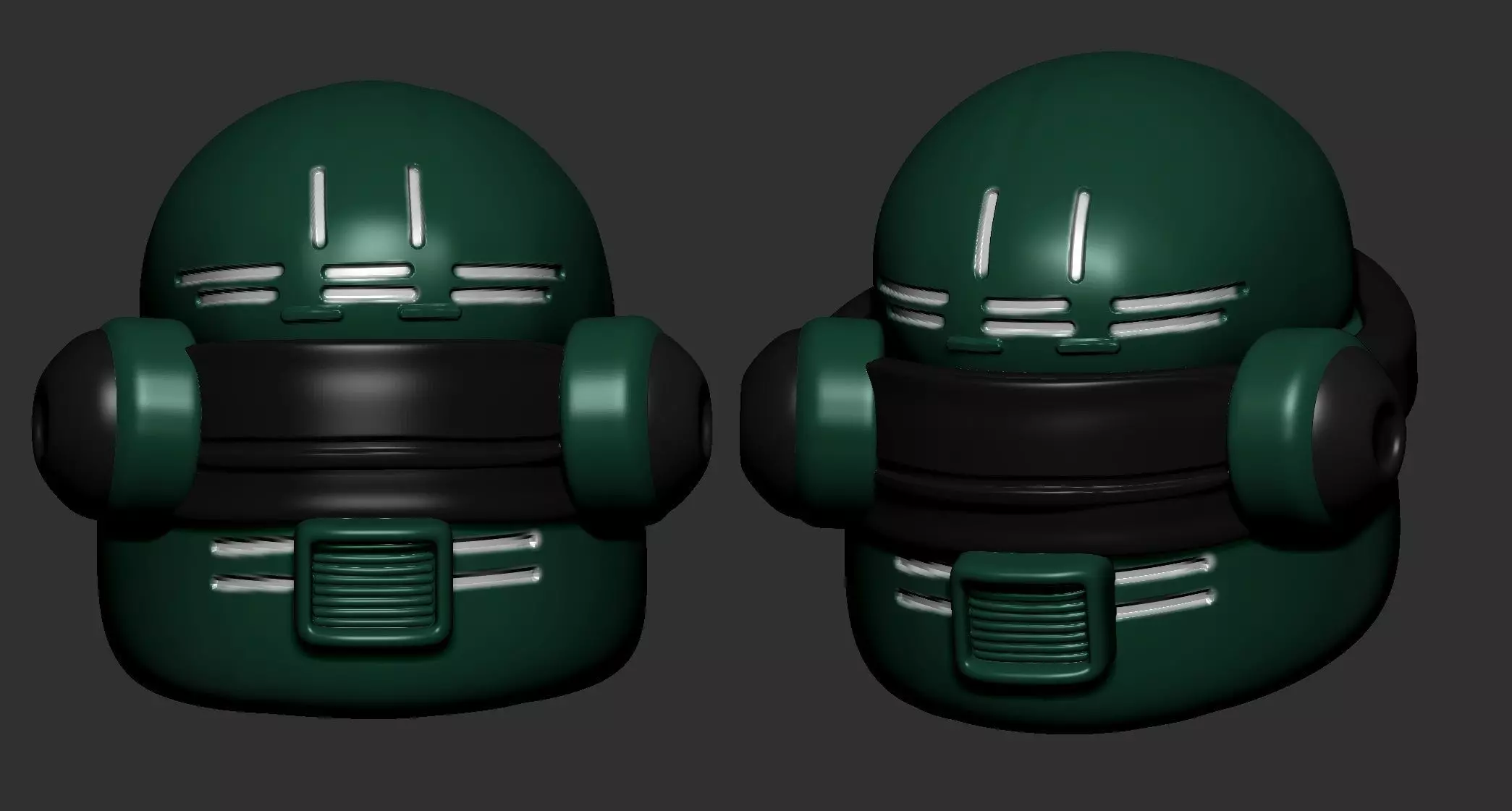 helmet high poly sculpt 3d printable ver 7 3D model 3D model_0