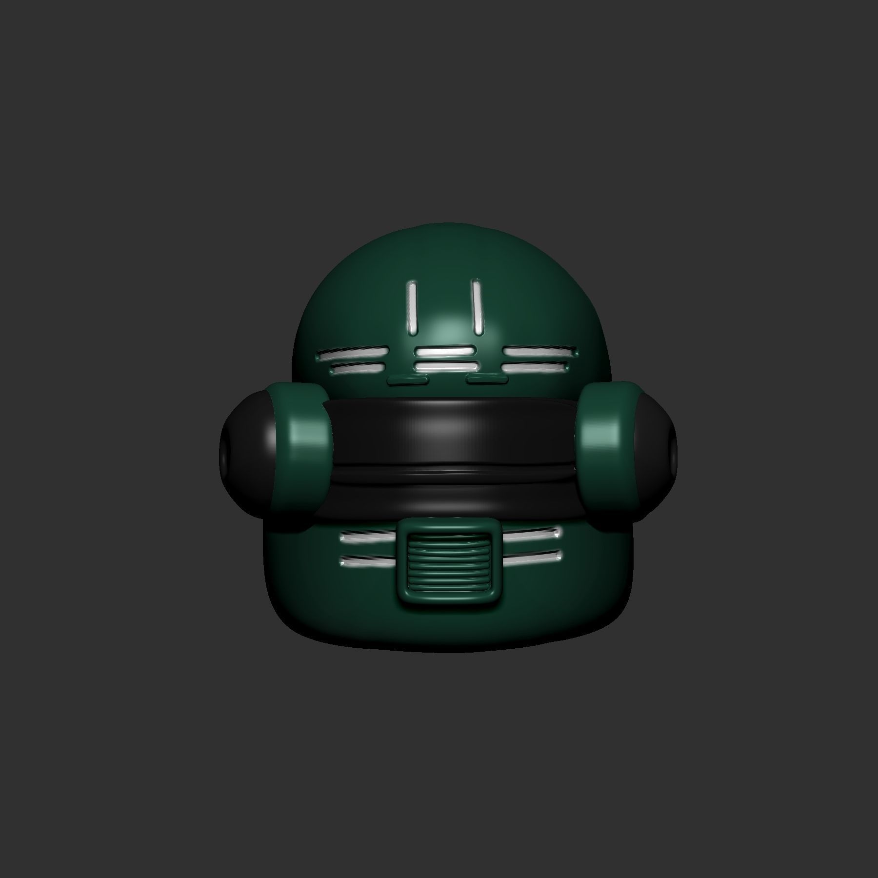 helmet high poly sculpt 3d printable ver 7 3D model 3D model_1
