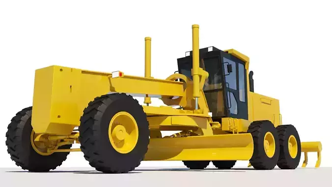 Motor Grader 3D model