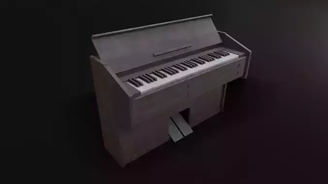 Old Dirty Japanese School Piano