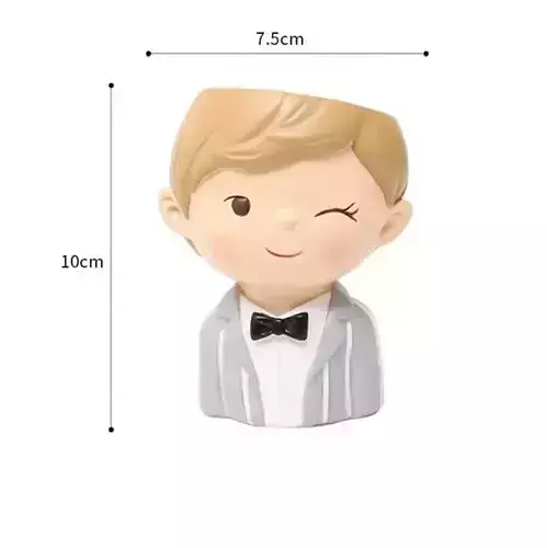 Cute girls and boys planters 1 of 4 for 3d printing 3D print model