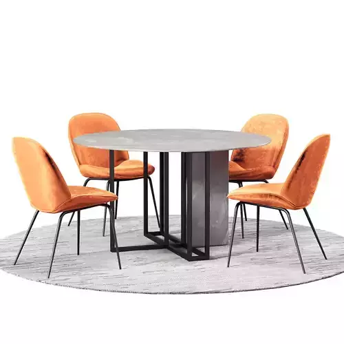 Dining Room Set 274 3D model