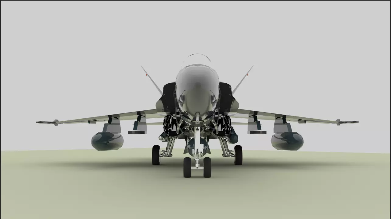  fighter jet  f16 3D model 3D model_0