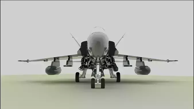  fighter jet  f16 3D model