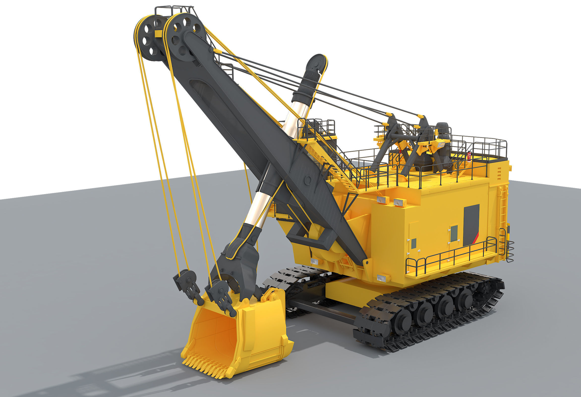  Rope Shovel 3D model 3D model_9