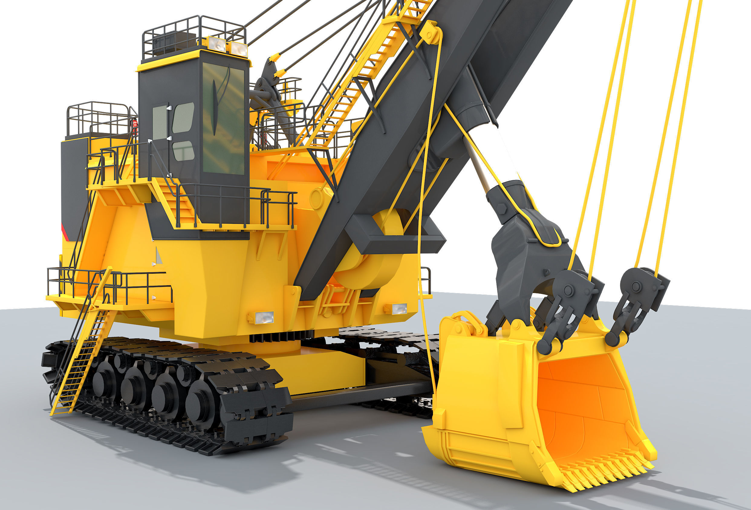  Rope Shovel 3D model 3D model_10