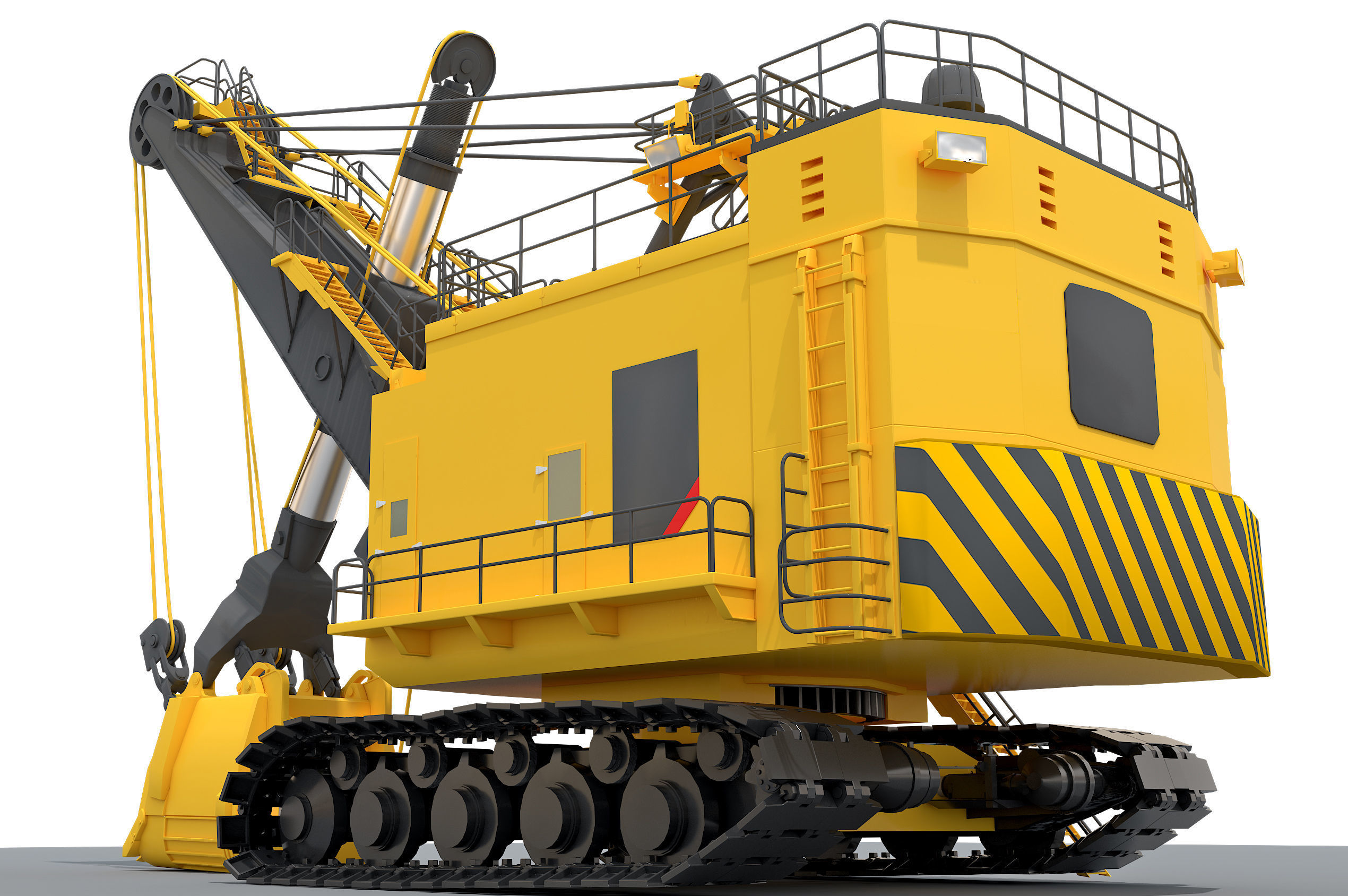  Rope Shovel 3D model 3D model_1