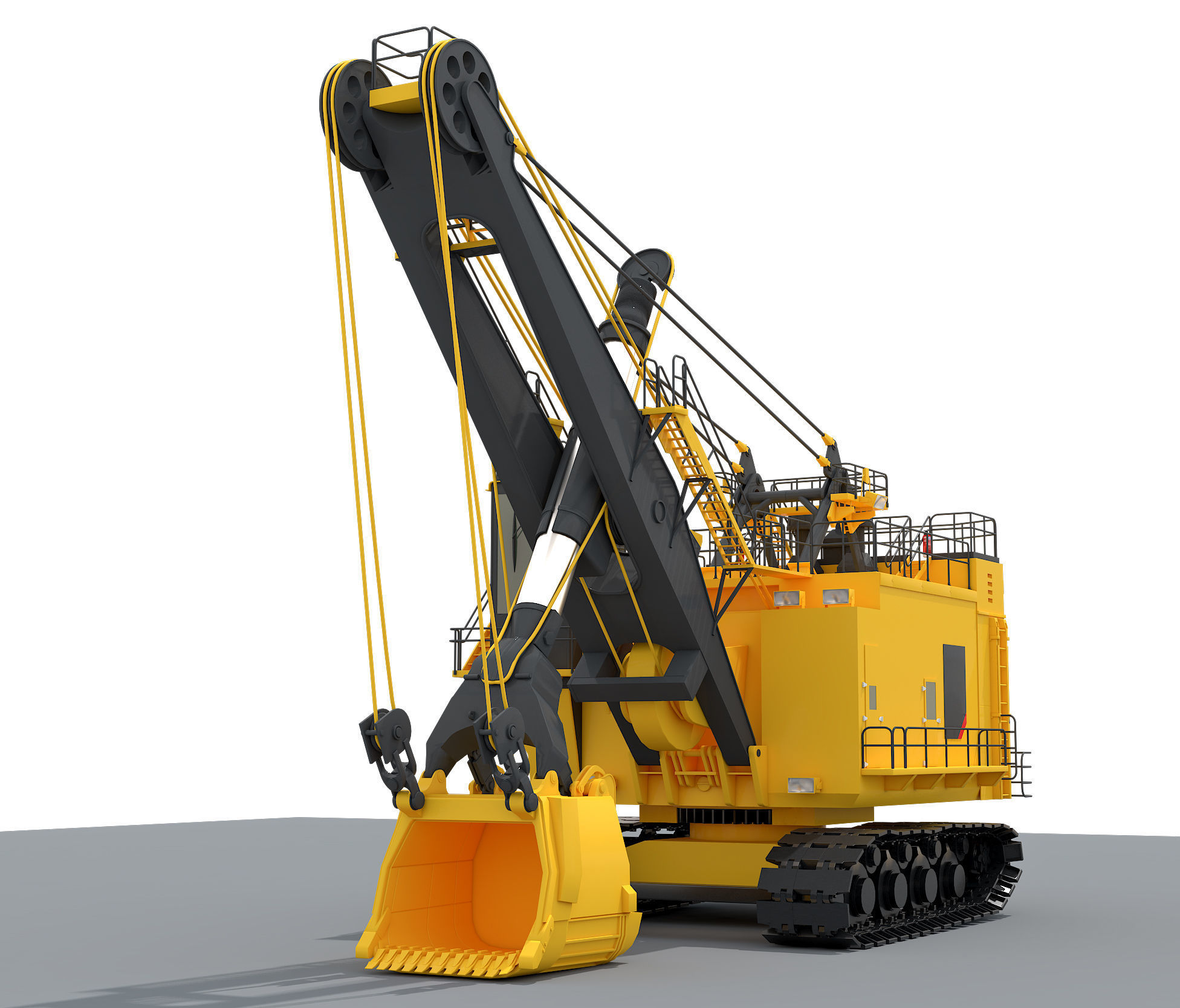  Rope Shovel 3D model 3D model_8